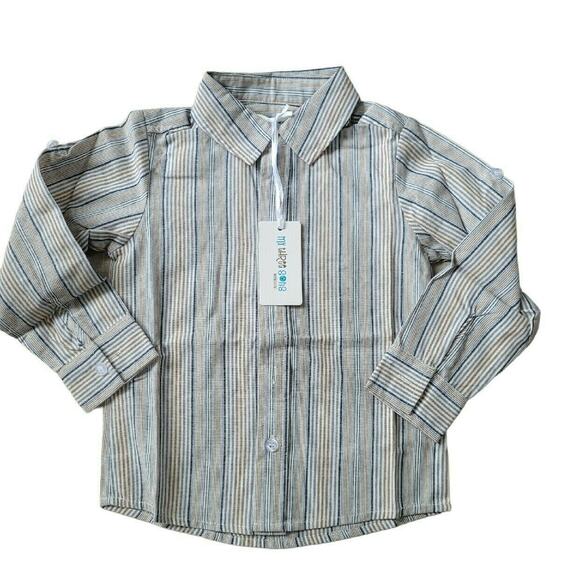My Three Sons By Evie's Closet Striped Shirt - Picture 1 of 5